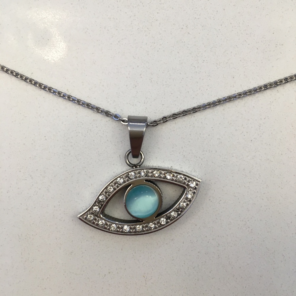 Turquoise Cat Eye Necklace
